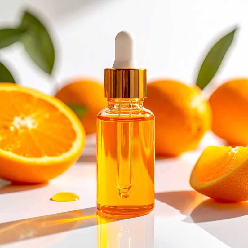 Sérum vitamine C orange avec pipette
