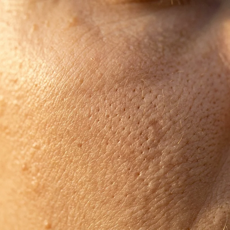 Texture naturelle de la peau en gros plan macro